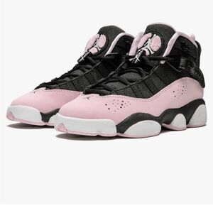 Women's Pink and Black Sneakers